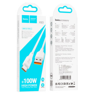 HOCO X93 USB-A to USB-C Data Cable – 1m